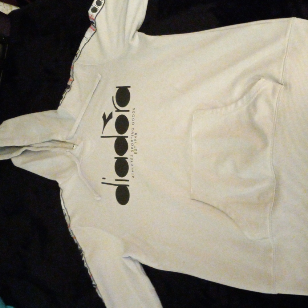 Diadora grey/pink Hoody